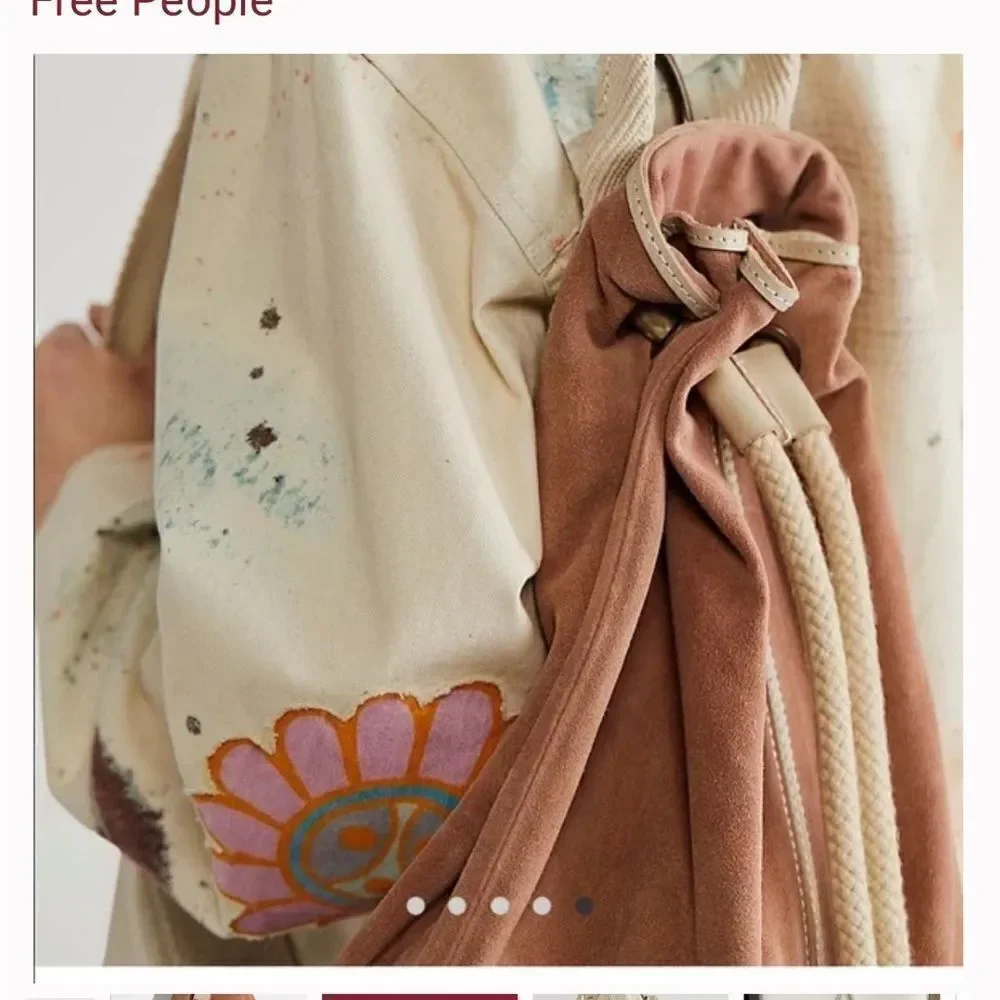 New Free People Varsity suede Backpack
NWOT
MSRP $178
16W x 16 H x 9 D - Picture 6 of 14